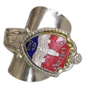 Cleveland Ohio Vintage Souvenir Spoon Ring